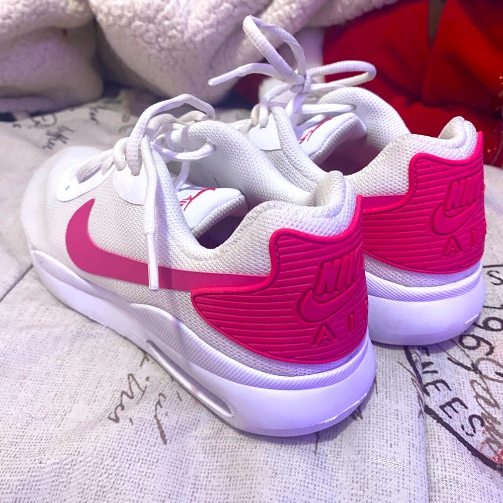 Nike White And Pink Air’s
